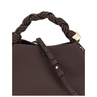 Ganni Bou Polyester & Polyurethane Small Handbag - Brown