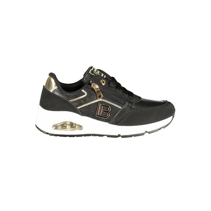 Laura Biagiotti Black Polyurethane Women Sneaker