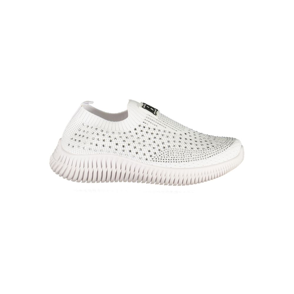 Sneakers by Laura Biagiotti for women in polyester & polyurethane white features a sumptuous design, perfectly showcasing the sumptuous fashion style of this Women's Fashion Polyester & Polyurethane Sneakers.