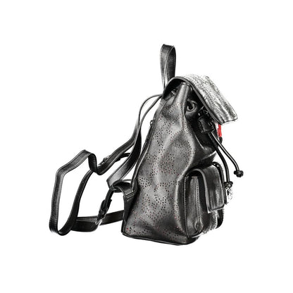 Desigual Black Polyurethane Women's Backpack