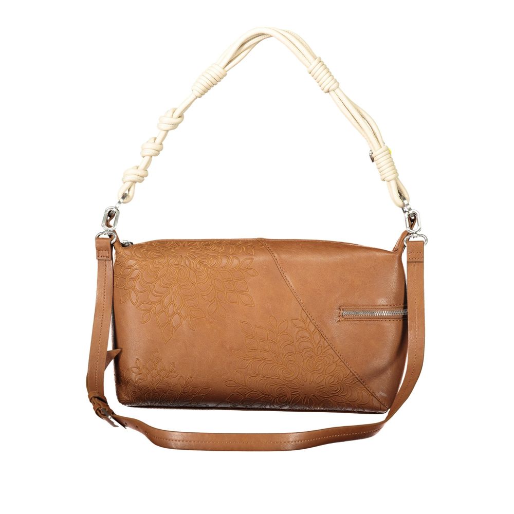 Desigual Marrone Poliuretano Women Handbag