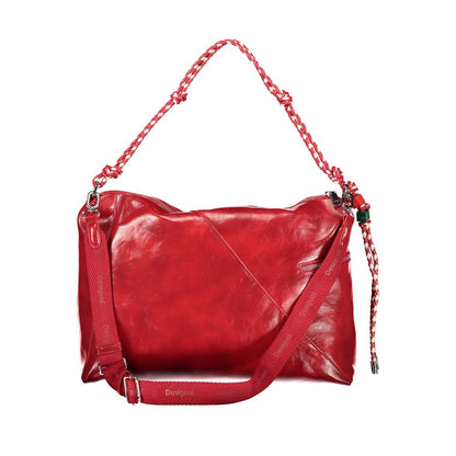 Desigual Red Polyethylene Handbag