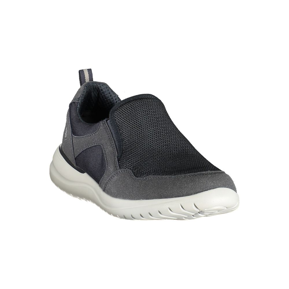 Athletic Sneakers Lumberjack men polyester blue & print featuring a avant-garde Men's Athletic Polyester Sneakers design with a avant-garde athletic style for a refined finish.
