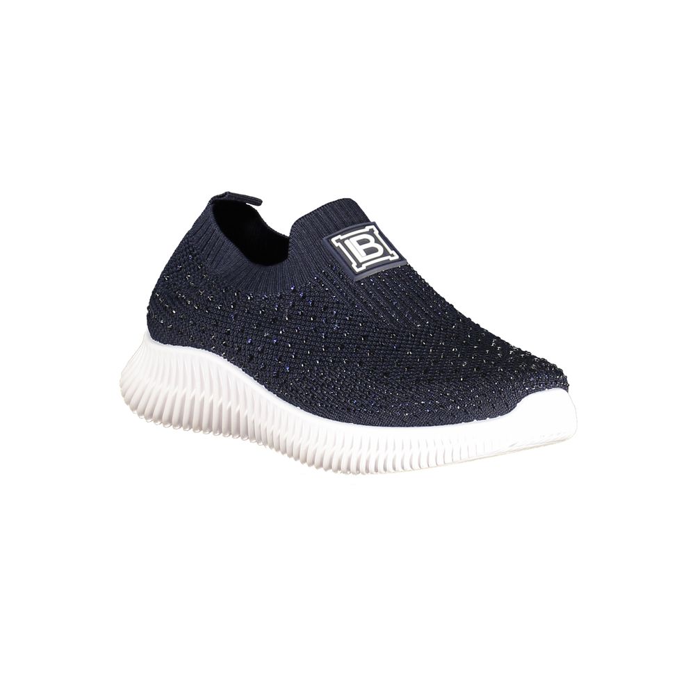 Laura Biagiotti Blue Polyester Athletic Sneakers