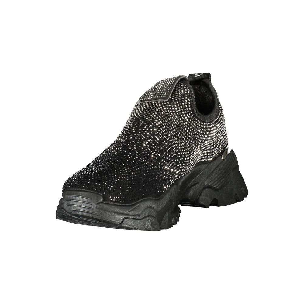 Laura Biagiotti Black Polyester Athletic Sneakers