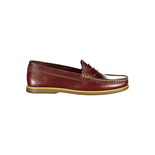 Lumberjack Marrone Leather Men Boat Shoe
