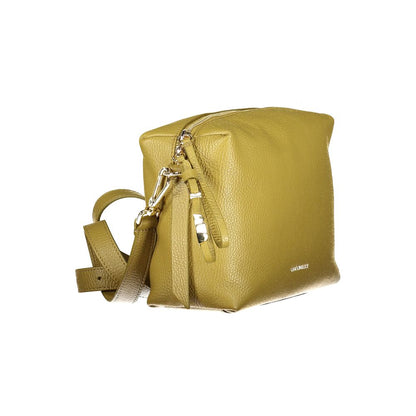 This Evening Handbag by Coccinelle for women in leather and black & green presents a sculptural silhouette featuring a secure , ample , and versatile for a sculptural finish.