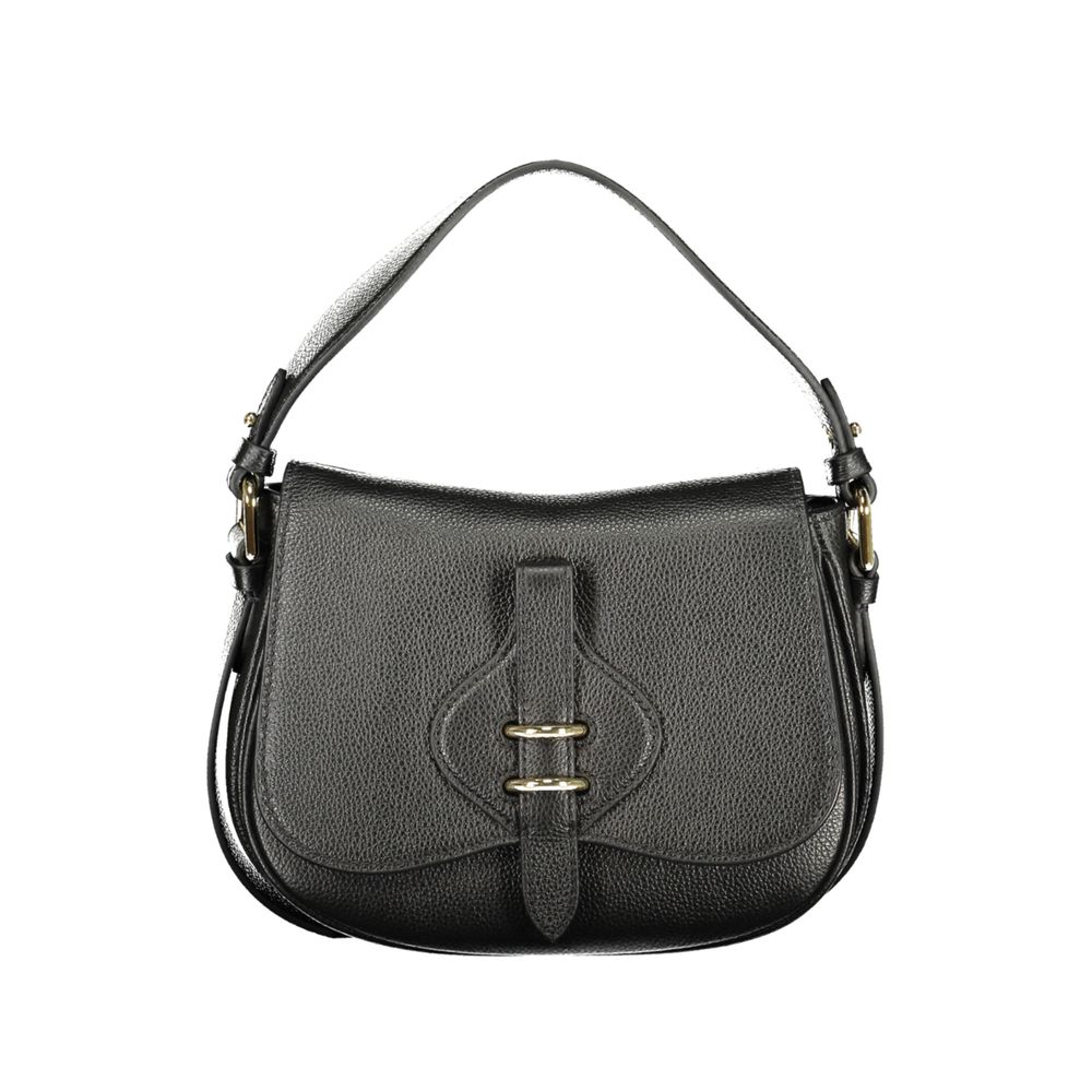 Handbag by Coccinelle for women in leather black presents a ornamental silhouette, showcasing a secure , ample , and versatile for a ornamental finish.