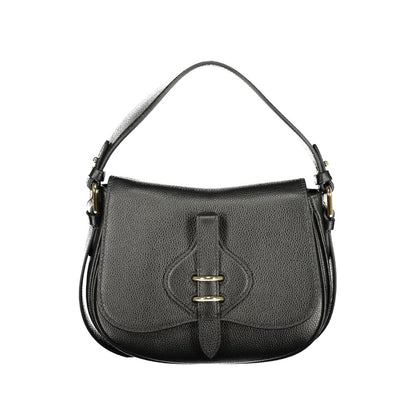 Handbag by Coccinelle for women in leather black presents a ornamental silhouette, showcasing a secure , ample , and versatile for a ornamental finish.