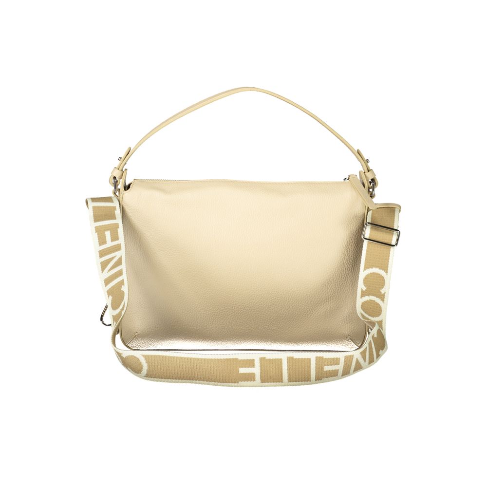 Handbag by Coccinelle for women in leather beige features a ornamental silhouette, showcasing a secure , ample , and ornamental for a sophisticated look.