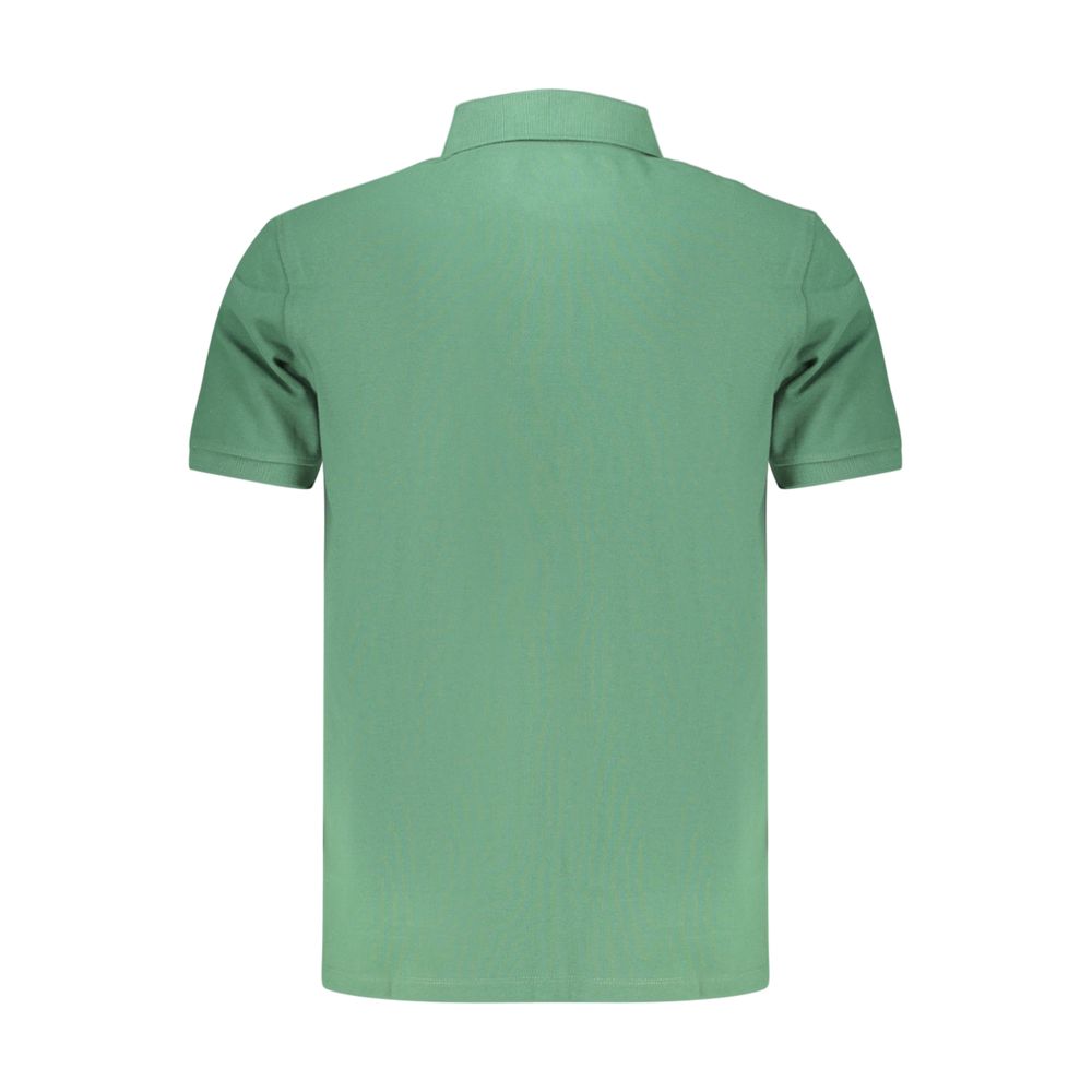 Polo Shirt by Timberland for men in organic cotton green presents a distinguished silhouette, showcasing a sophisticated and distinguished for a truly distinguished finish.
