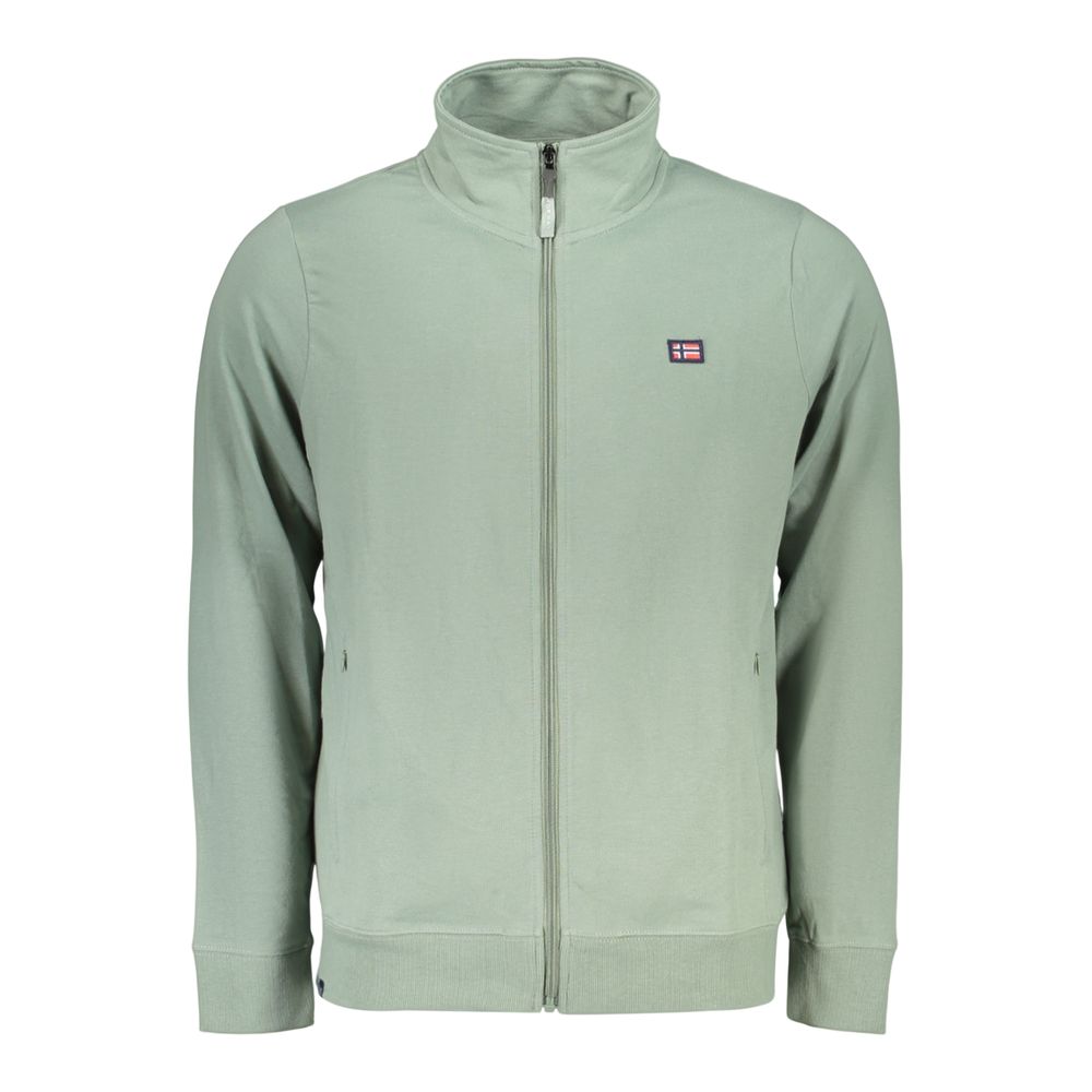 Sweatshirt by Norway 1963 for men in cotton polyester green features a unrivaled silhouette with a refined and unrivaled detailing for a sophisticated look.