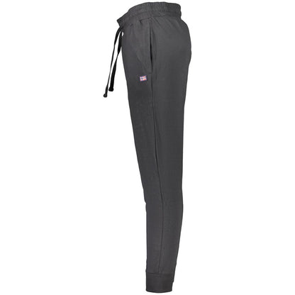 Norway 1963 Men's Athletic Cotton Trousers - Black