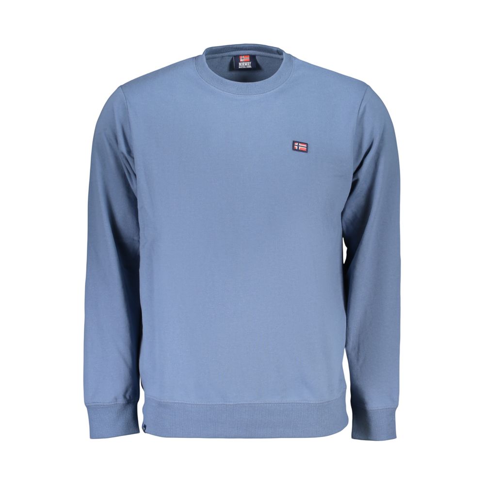 Sweatshirt Hoodie by Norway 1963 for men in cotton polyester blue features a edgy silhouette, detailed with a edgy hooded crew neckline and for a refined finish.