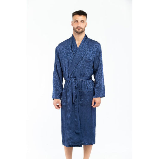 Moschino Blue Acetate Robe