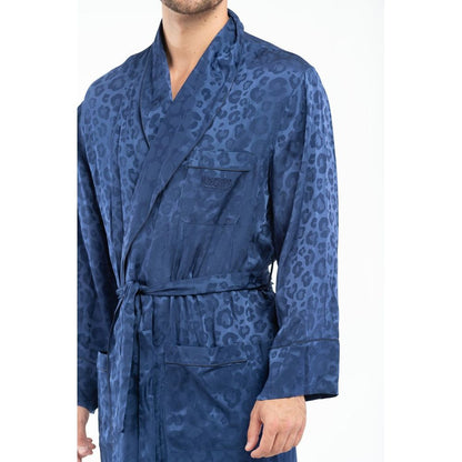 Moschino Blue Acetate Robe