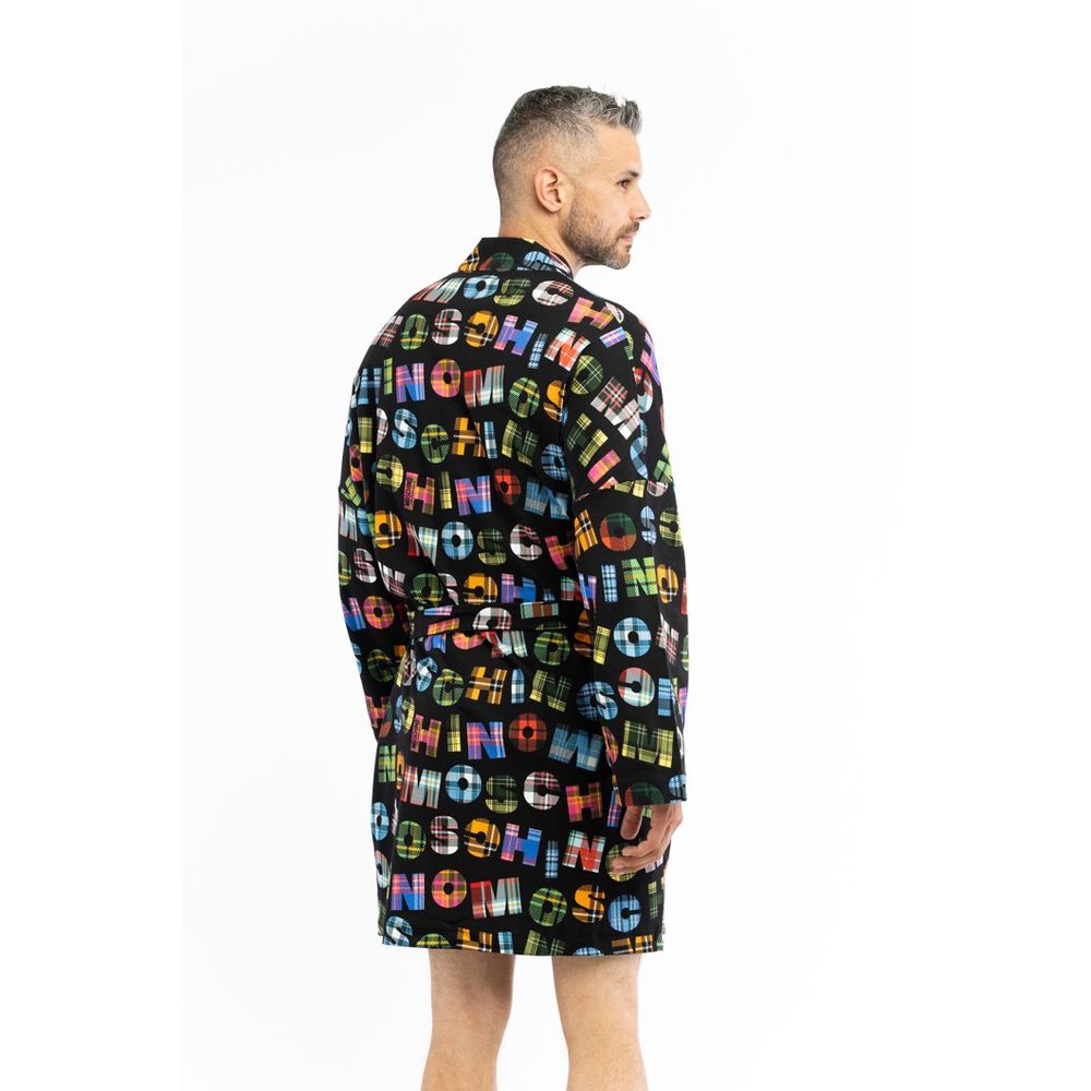 Moschino Multicolor Cotton Robe