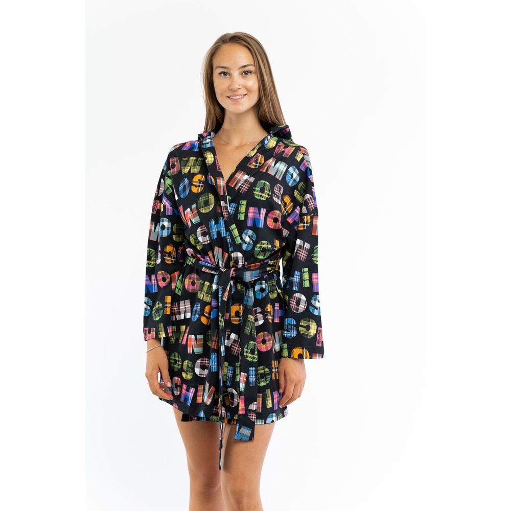 Moschino Multicolor Cotton Robe