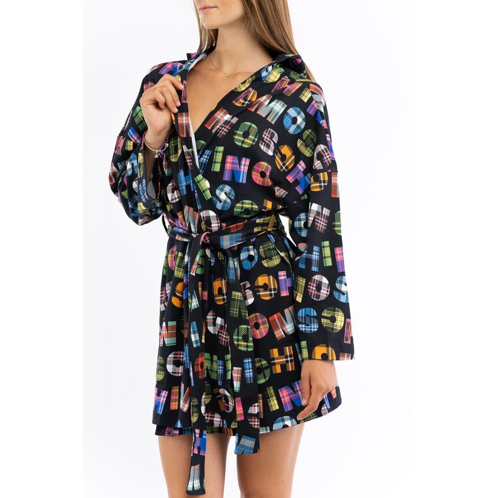 Moschino Multicolor Cotton Robe