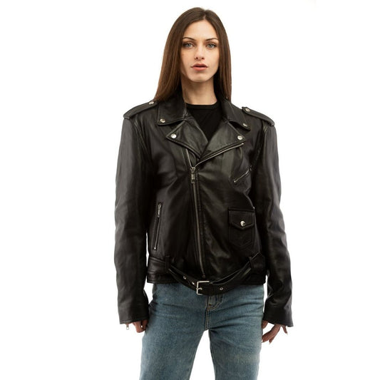 Moschino Black Leather Jacket