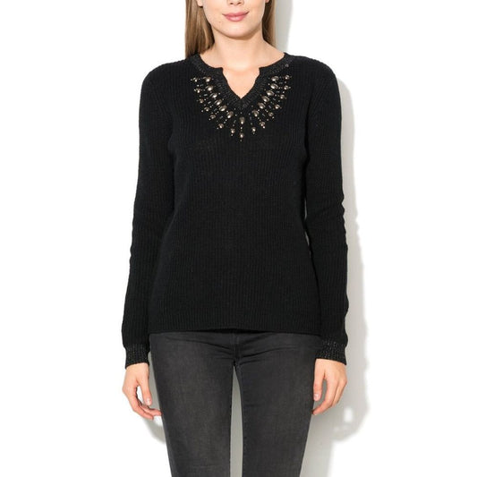 Gas Black Polyacrylic Sweatshirt