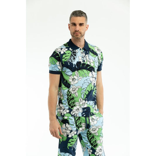 Moschino Multicolor Cotton Polo Shirt