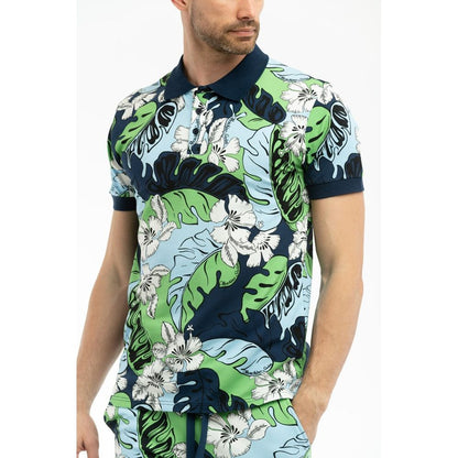 Moschino Multicolor Cotton Polo Shirt