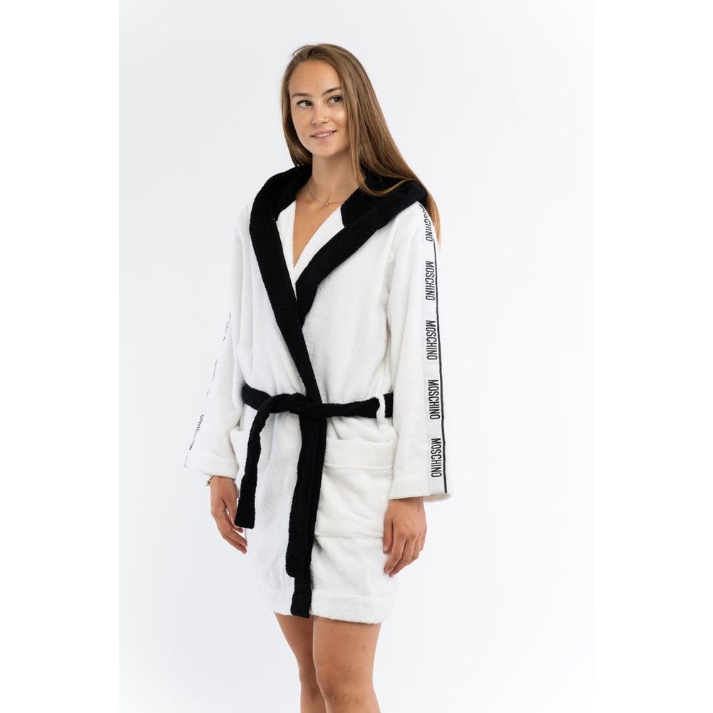 Moschino Multicolor Cotton Bathrobe