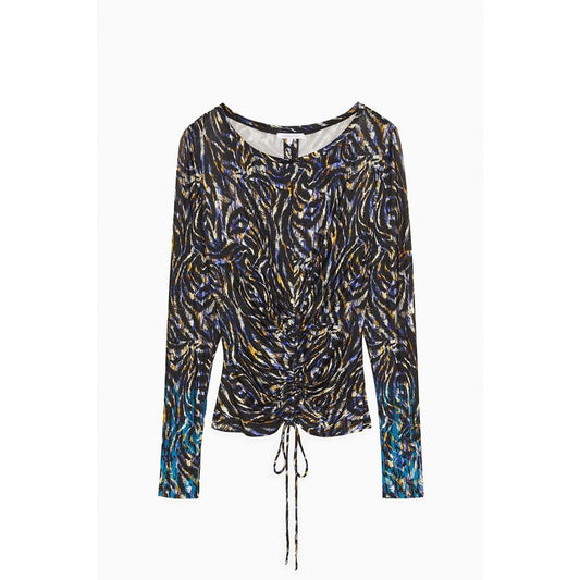 Patrizia Pepe Multicolor Polyester Long Sleeve T-Shirt