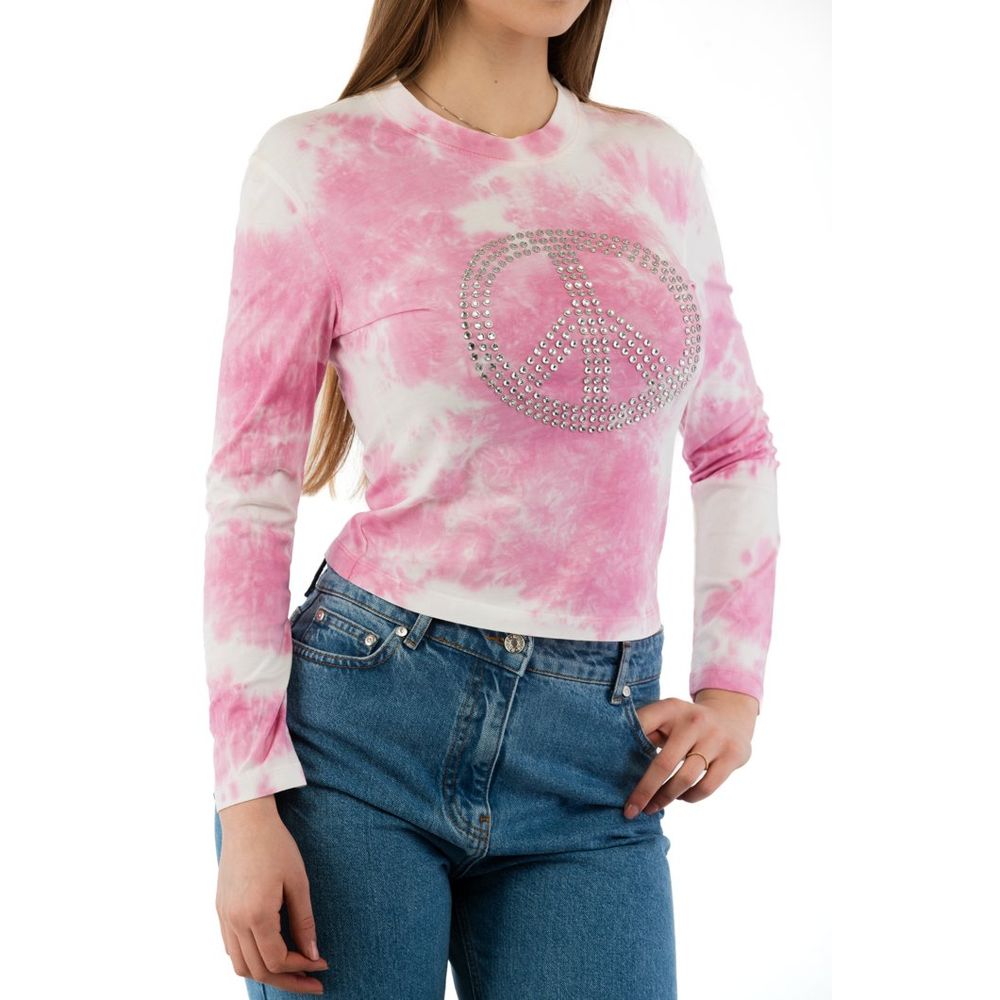 Moschino Multicolor Cotton Long Sleeve T-Shirt