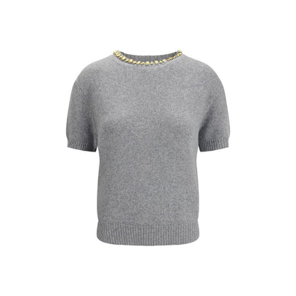 Prada Gray Fleece Wool Sweatshirt