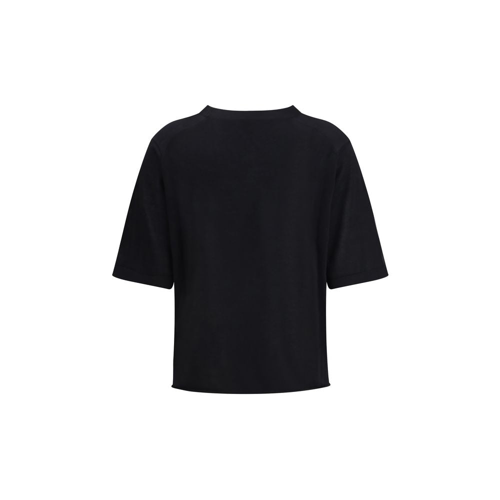 Loulou De Saison Black Cashmere Top