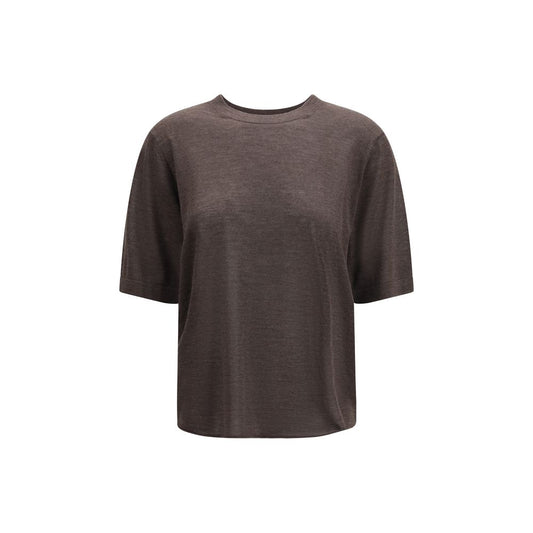 Loulou De Saison Brown Cashmere Top
