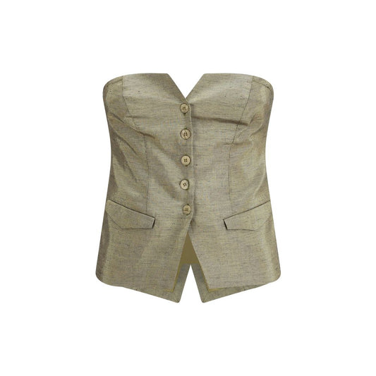 Forte_Forte Gold Cotton Top