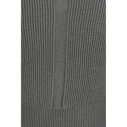 Rick Owens Bicolor Fleece Wool Sweatshirt