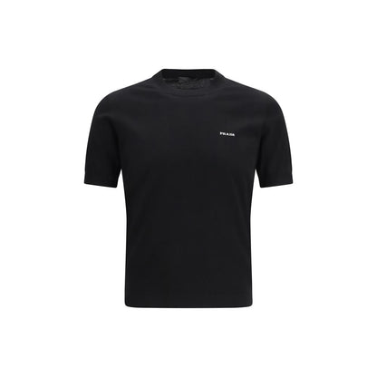 Prada Black Cotton T-Shirt