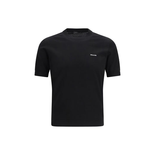 Prada Black Cotton T-Shirt