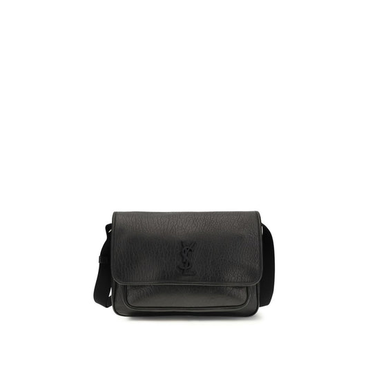 Saint Laurent Black Calf Leather Bos Taurus Wallet