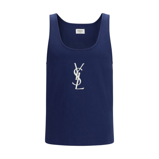 Saint Laurent Blue Cotton Top