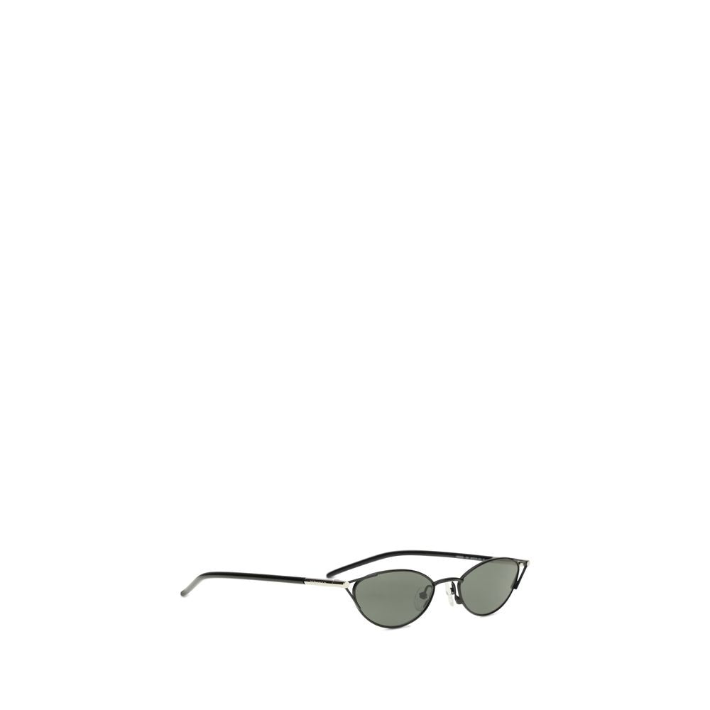 Alexander McQueen Black Metal Sunglasses