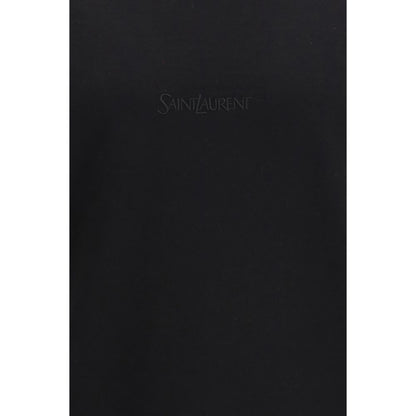 Saint Laurent Black Cotton T-Shirt