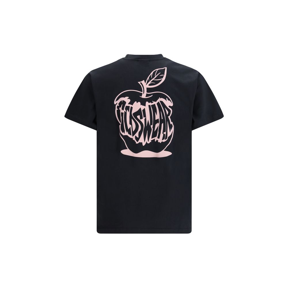 GCDS Gray Cotton T-Shirt