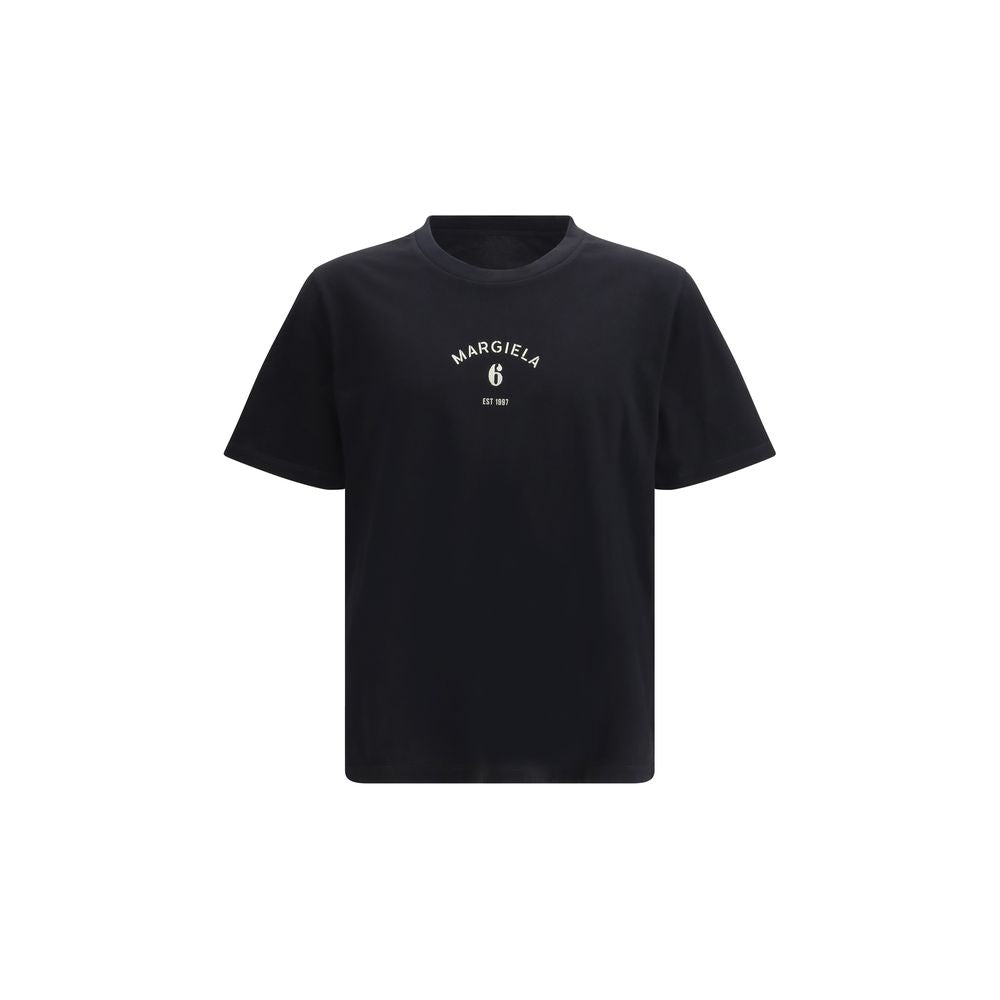 MM6 Black Cotton T-Shirt