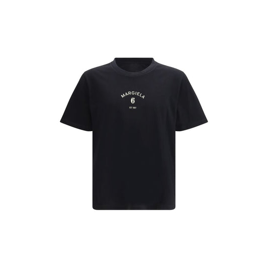 MM6 Black Cotton T-Shirt