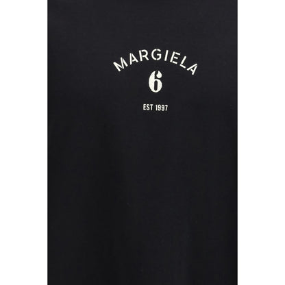 MM6 Black Cotton T-Shirt