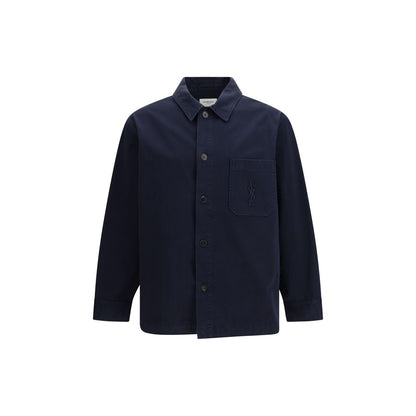 Saint Laurent Blue Cotton Denim Jacket