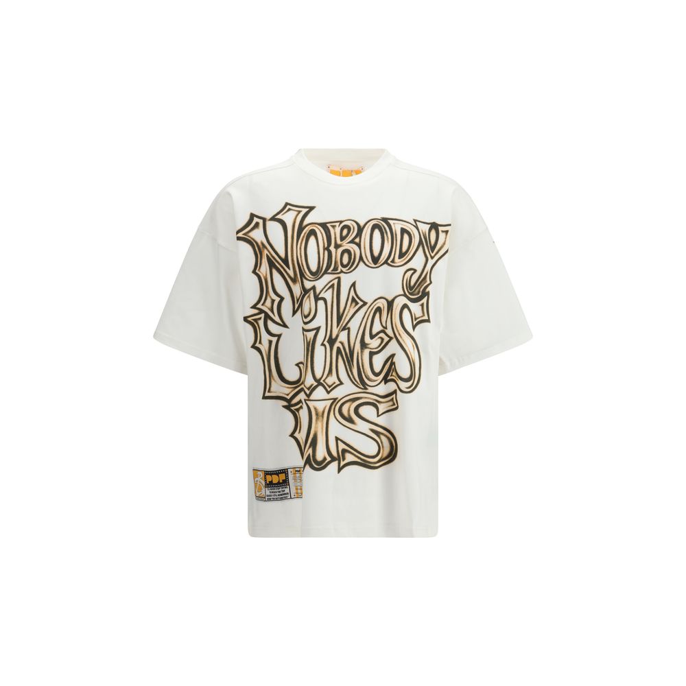 PDF Channel Beige Cotton T-Shirt