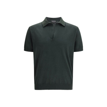 Tom Ford Bicolor Cotton Polo Shirt