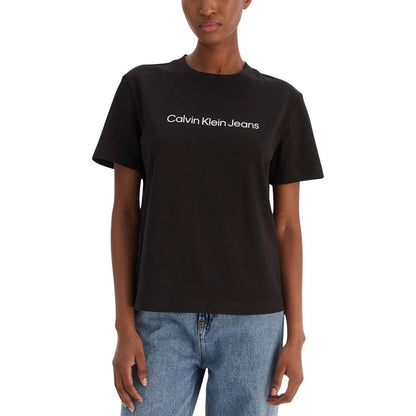 Calvin Klein Jeans Women's Cotton T-Shirt - Black