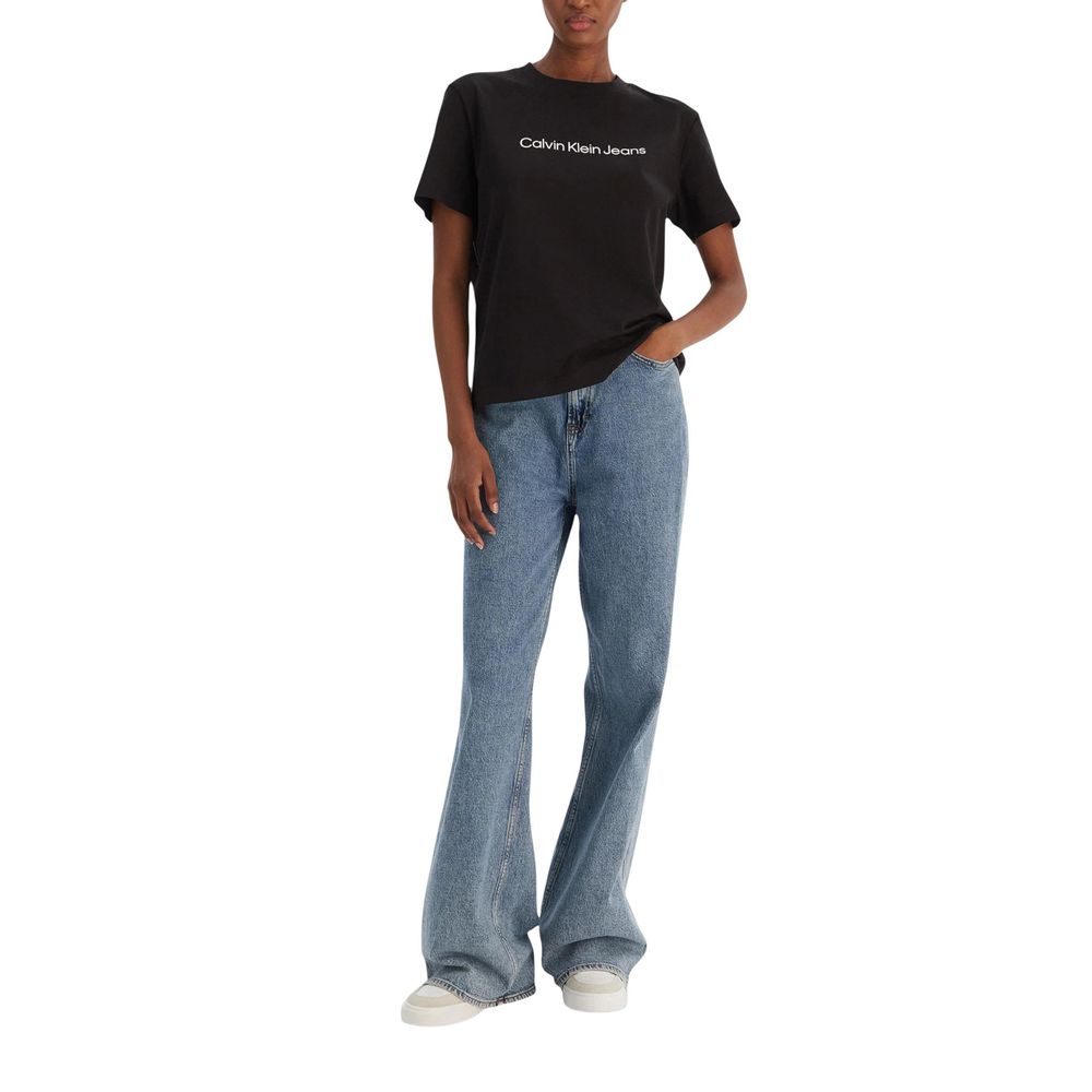 Calvin Klein Jeans Women's Cotton T-Shirt - Black